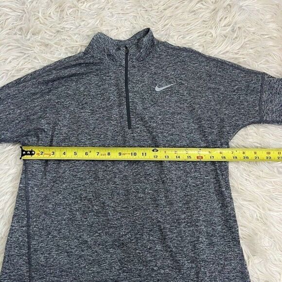 Nike Women's Element 1/2 Zip Running Pullover Top Heathered Grey Medium Running - Picture 5 of 9